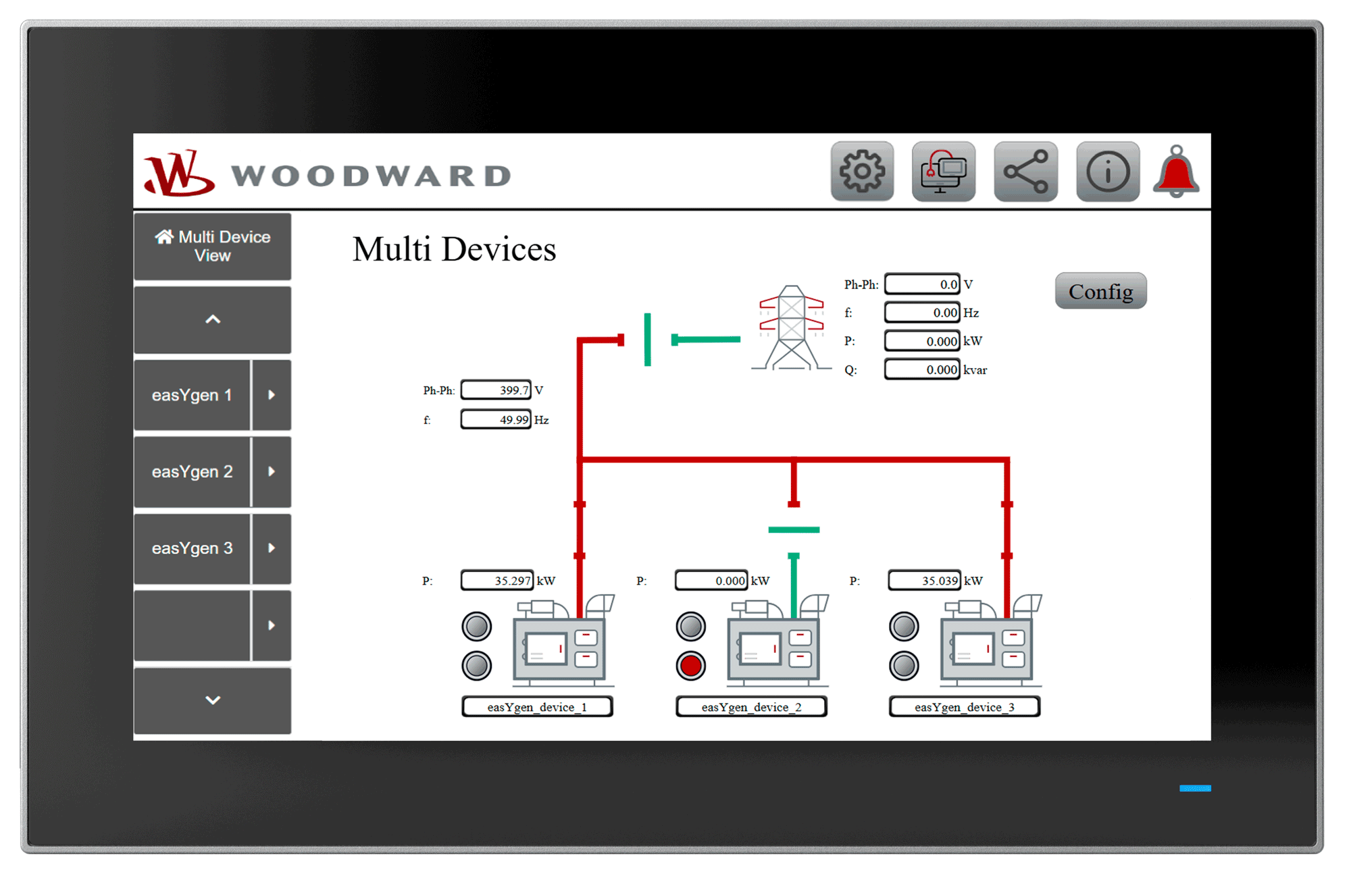 Kuhse Shop - easYview 10-060 - Display for genset controls KEA 320RP ...